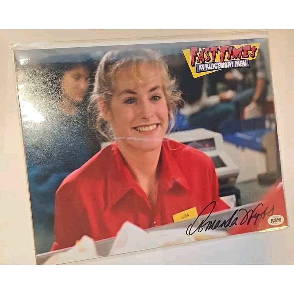 Amanda Wyss Fast Times At Ridgemont High Signed 8x10 Auto Photo BAM BOX COA